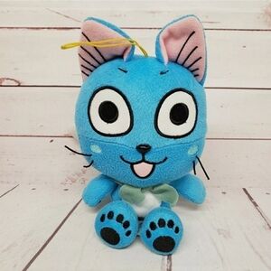 Fairy Tail 9" Blue Happy Cat 2016 Plush